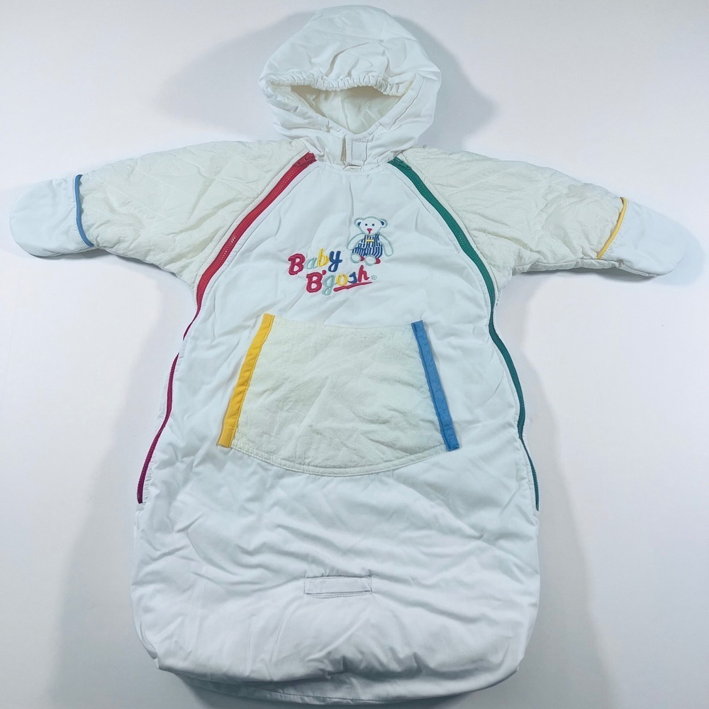 Vintage Baby‎ B'Gosh Snow Bunting 5/6 White 80s 90s Snowsuit